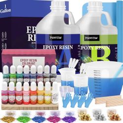 1 Gallon Crystal Clear Epoxy Resin Kit, -NEW (2534/13)