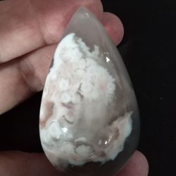 Massive 2.25" Sakura Agate Pendant