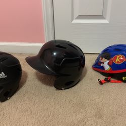 TballHelmets The Addidas Is Size 6 -6 1/2   The All Star Is 6 1/2-7 1/2  Ryan’s Toy Review Helmet Size S (51-54cm)