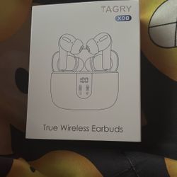 Tagry X08 Bluetooth Headphones True Wireless Earbuds, Black