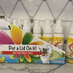 Regent Products 11910 1.85 oz Toilet Spray with Citrus Green Scent Put A Lid On It. New