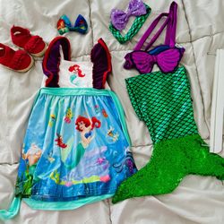 Little Mermaid Dress And Mermaid Costume 