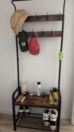 Coat shoe rack