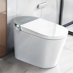 Loniko G7Pro Smart Toilet with Bidet, Foam Shield, Heated Seat, Auto Open/Close Lid