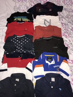 Boys Size 10-12 Medium Polo/ T-Shirts 11 items