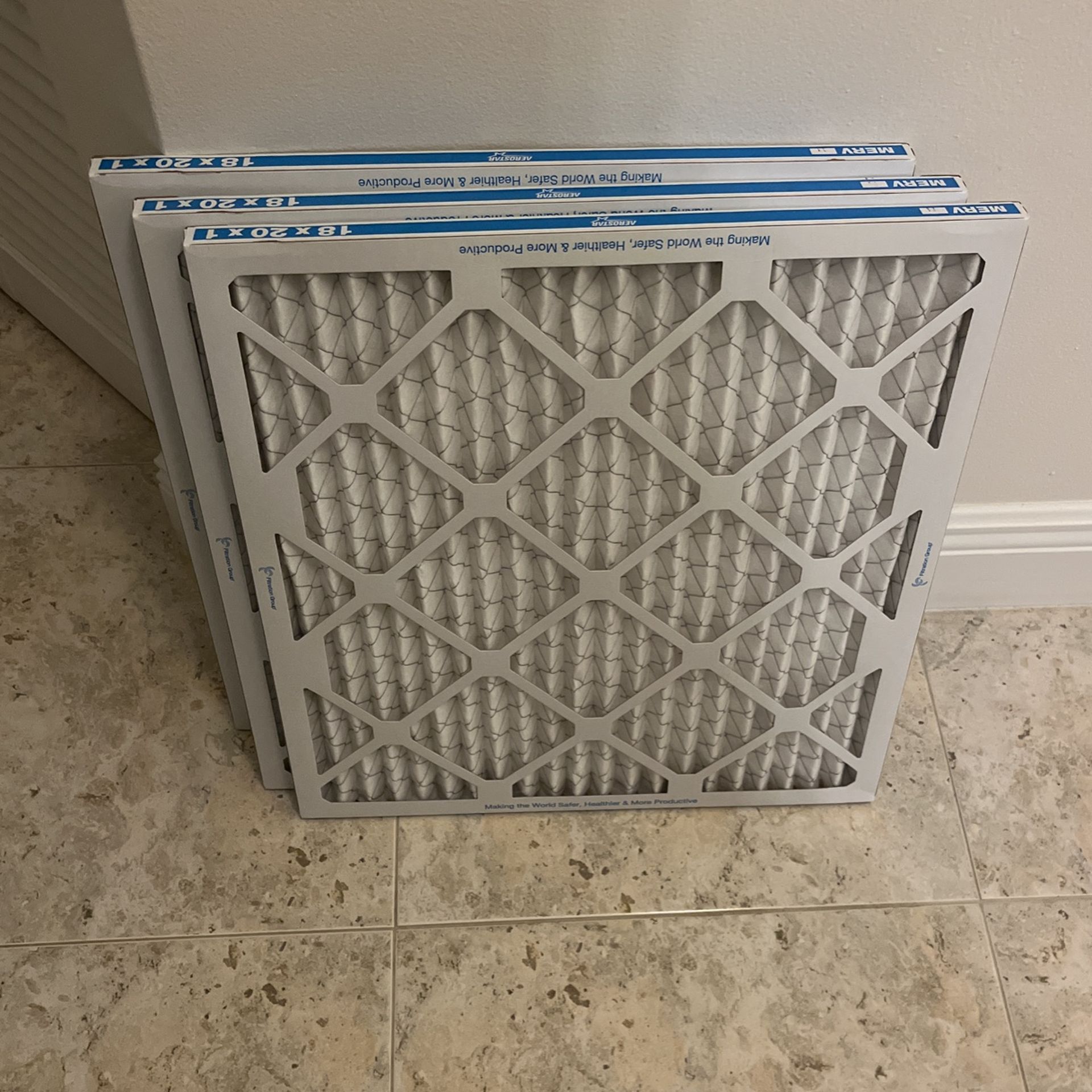 4 (FOUR) A/C Filters NEW