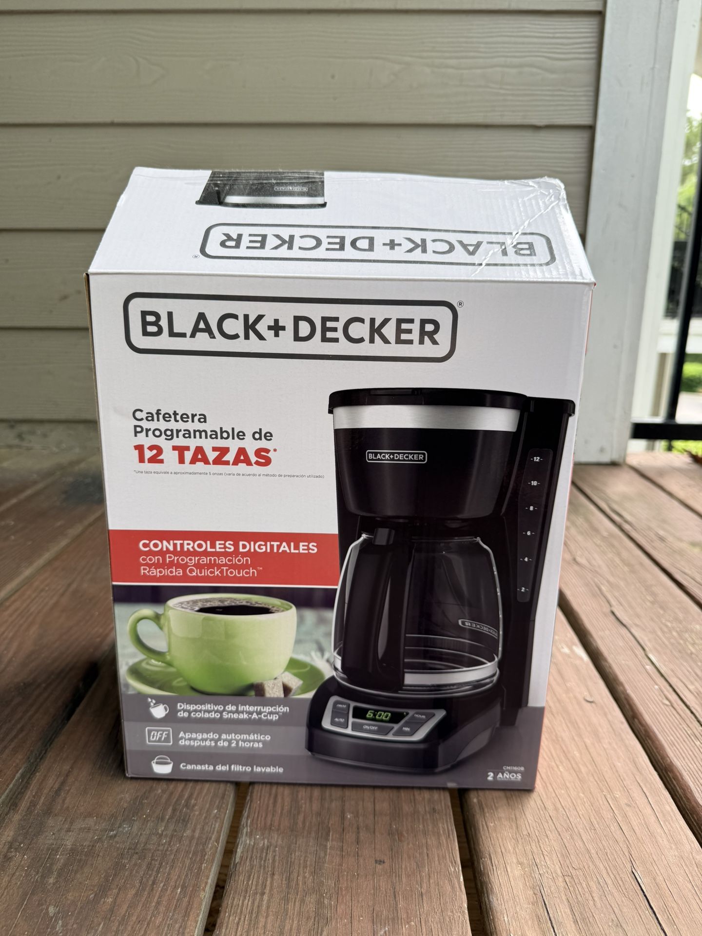 🔥 NEW BLACK+DECKER 12-Cup Programmable Coffee Maker – Open Box, Never Used