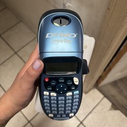 DYMO LetraTag 100H Handheld Label Maker: Portable Label Printer, Battery Operated, Gray, Plastic, Requires 4 AA Batteries