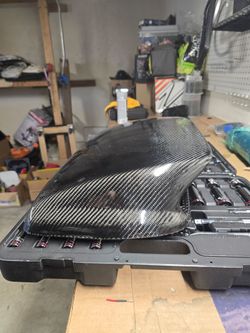 Wrx carbon hood scoop