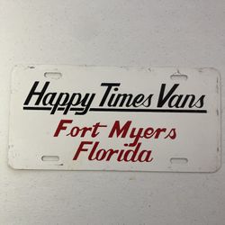 Vintage Dealer Front Plate