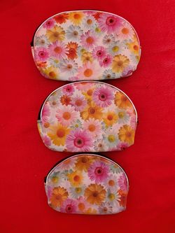 Make up bag set of 3