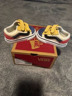 Vans baby shoes multi color new