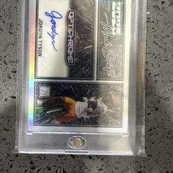 Jordyn Tyson rookie auto /10