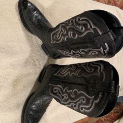 Custom Handmade Nocona Western Boots Size 9 1/2 Are In Near Perfect Condition 
