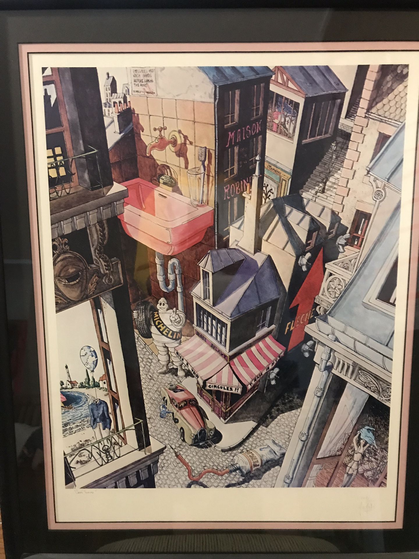 Yves B. Martin Lithograph