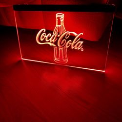 COCA COLA LED NEON RED LIGHT SIGN 8x12