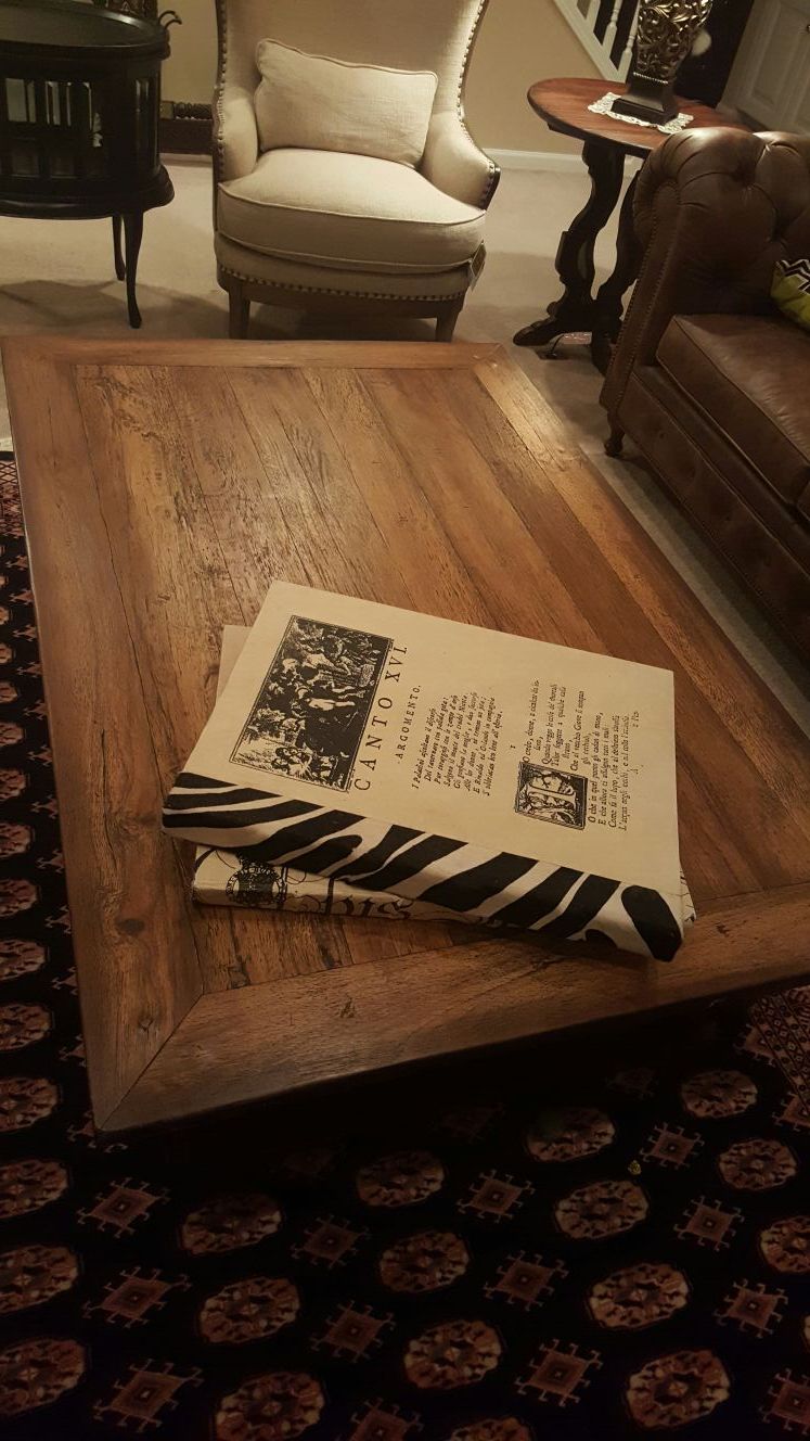 Arhaus ellington coffee table 63"