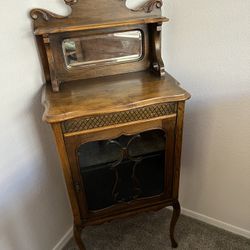Antique Curio Cabinet 