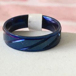 Stainless Steel Ring, Size 9