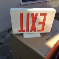 LED Exit Sign.