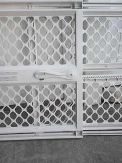 Dog Gate Safely Gate Measures 24" to 41"  Wide X 26" Tall