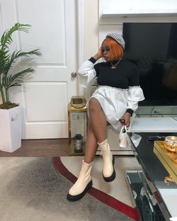 Shein Nude Boots