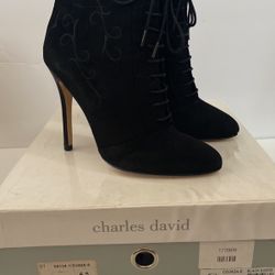 Suede Charles David Booties
