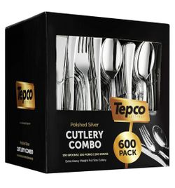 Plastic Silverware Set Heavy Duty