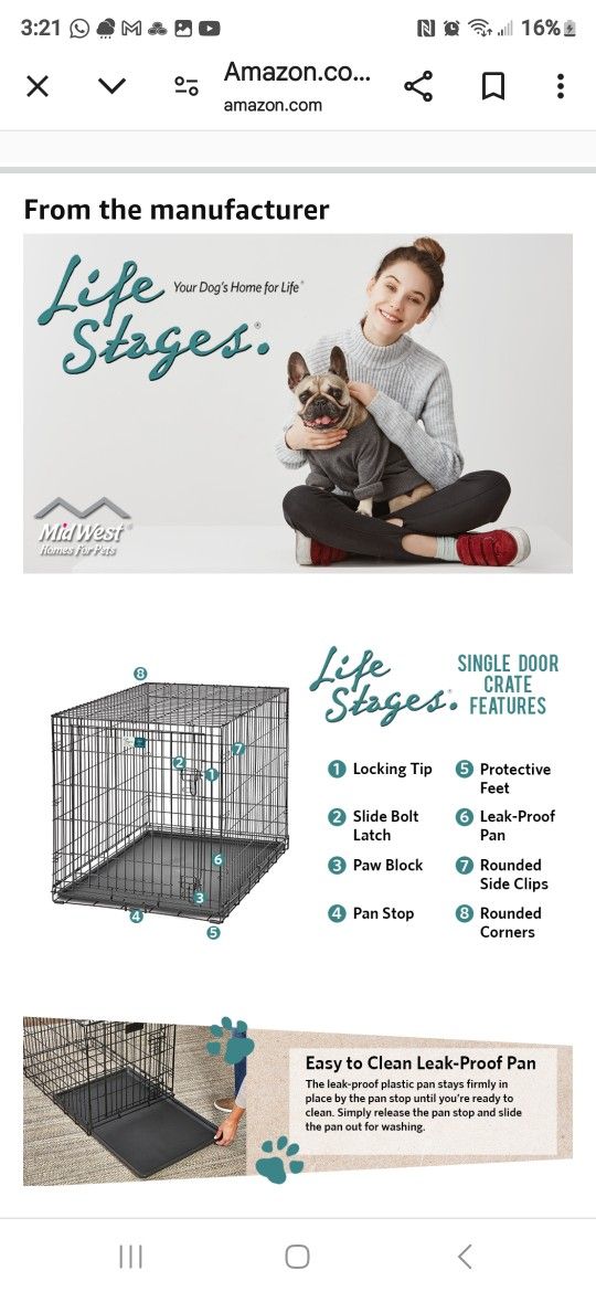 Large Dog Cage