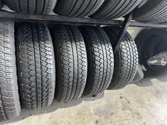 SET OF TIRE 255 70 18 BRIDGESTONE 85% LIFE