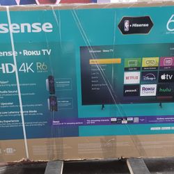 Best Deals.  65" Screen Led Smart 4k Hisense Roku Tvs. Brand New 