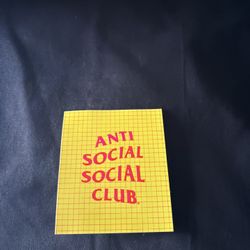 Mine Craft X Anti Social Social Clubs, Black And Cream, Size M, Unisex