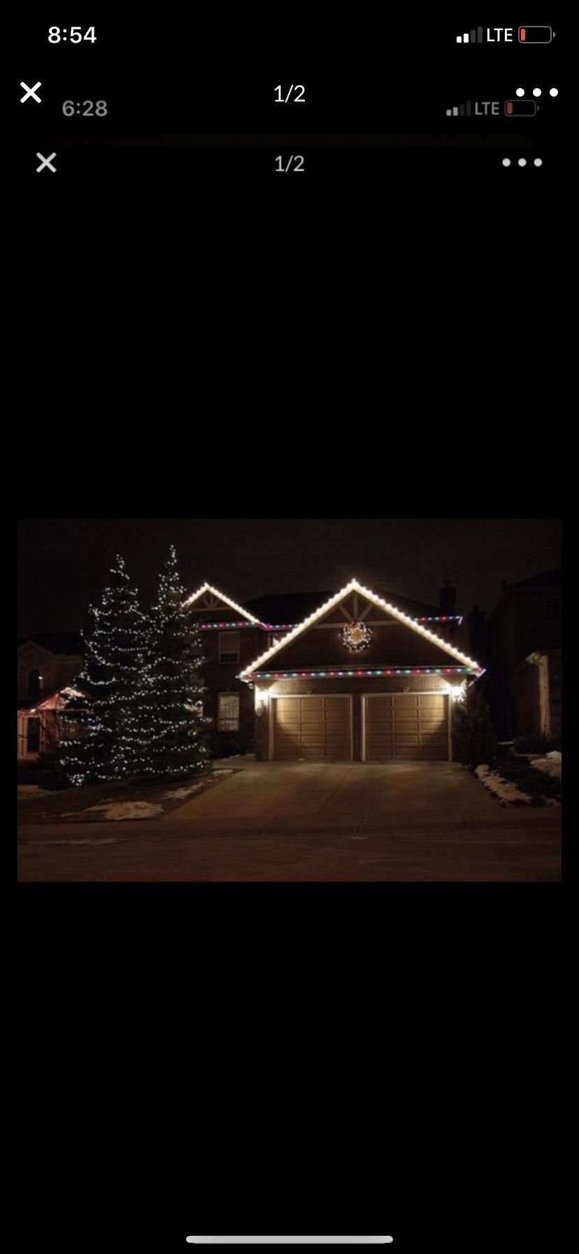 Christmas Light Installation