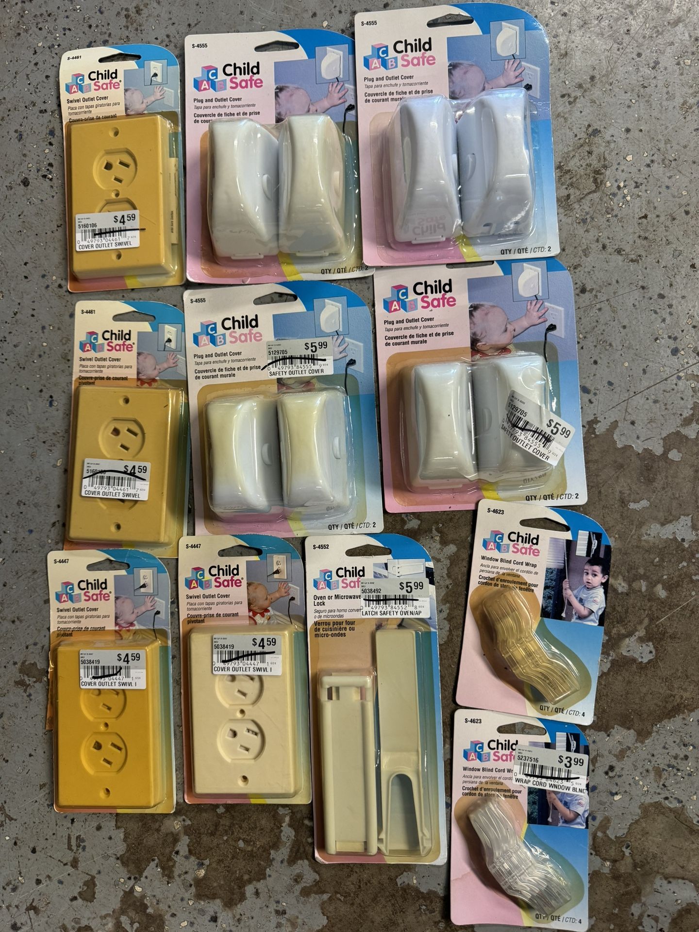 Child Safe Lot Unopened. $10 Takes Lot. Must Pickup
