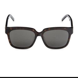 Saint Laurent Women's 55MM Square Sunglasses - Havana