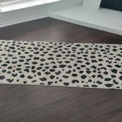 Leopard Print Runner 84in X 28in