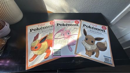 TIME Pokémon Special Edition Magazine Set of 3