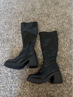Black Tall Boots
