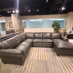 Top Grain Leather Sofa Sectional