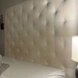 Free Pottery Barn Queen Tufted Head Board 