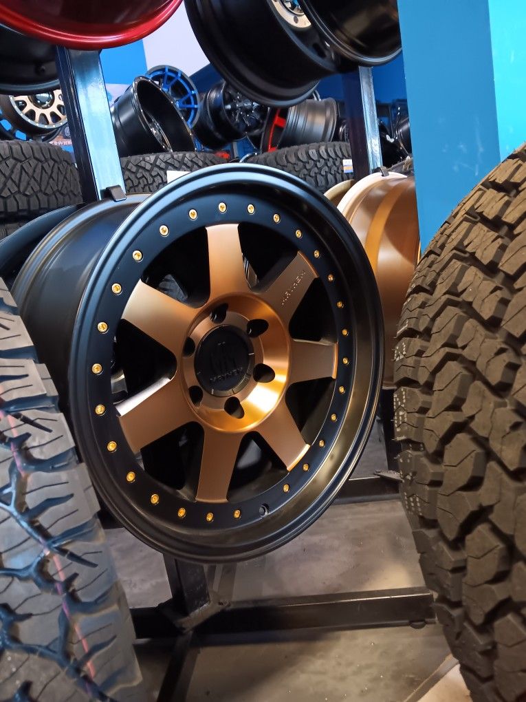 Level B Rims F150 Level Kit 18x9 6x135 Rims & 33x12.50-18 Tires With INSTALLATION ...