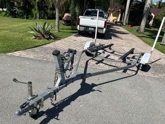 Galvanized trailer up to 18’ boat. New bunks, new carpet, new winch, new Jack, new Axel, new hubs, new wheels, new leaf spring. Ready to load…
