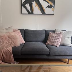 AllModern Polaris 83.85” Sofa (Dark Grey)