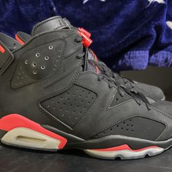 Air Jordan 6 Black Infrared DS Sz 8