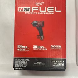 Milwaukee 1/2” Impact Wrench $190 Firm