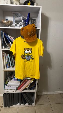 Kids XL Minion Shirt And Matching Hat