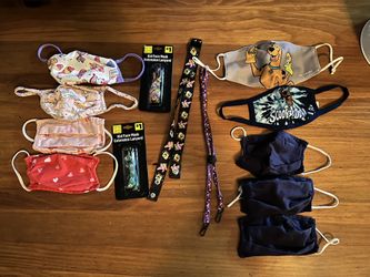 Kids Cloth Face mask And Lanyards