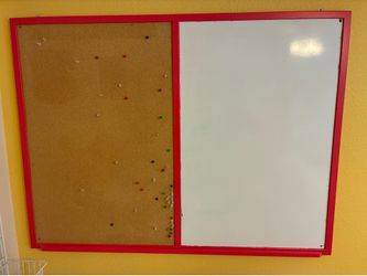 Multi-function Dry Erase/Cork Board