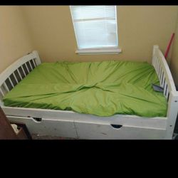 Twin Bed With Drawers 