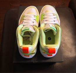 Youth JORDAN ONE TAKE 5 (GS) MHITE/ RAGE GREEN-GHOST GREEN Size 5.5Y, 6.5Y